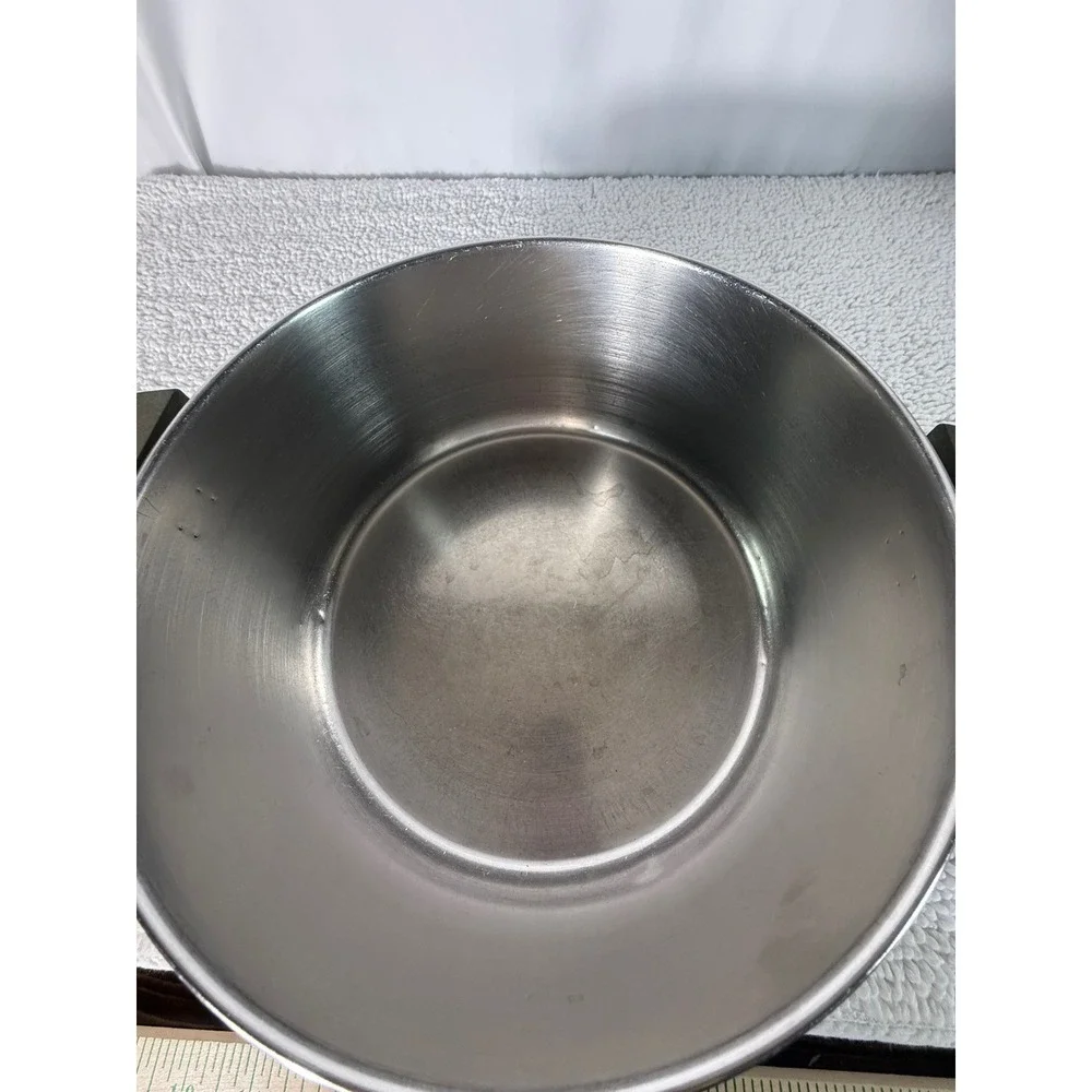 Vintage Revere Ware‎ 1801 Stainless Steel 4.5 Qt Stockpot 88-A Double Handle Pot